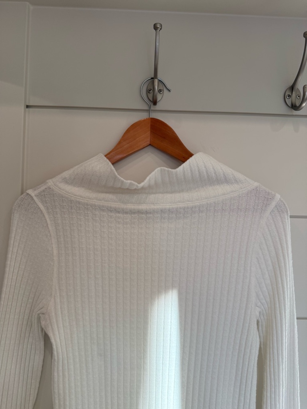 Free People Mixed-Up Cuff Thermal Top Large - Picture 6 of 9